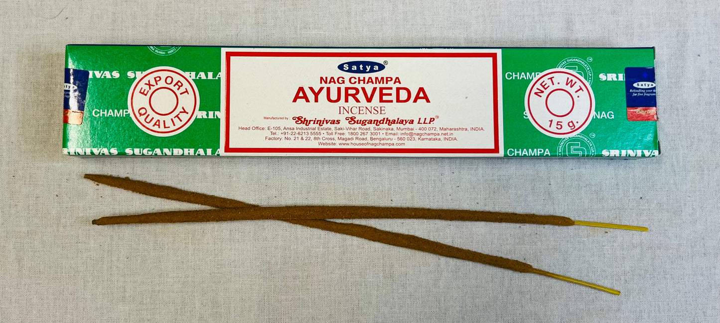 Rökelsepinnar - Satya Nag Champa Ayurveda